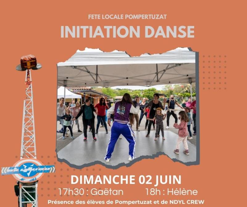 INITIATIONS DE DANSE FETE LOCALE POMPERTUZAT (02/06)